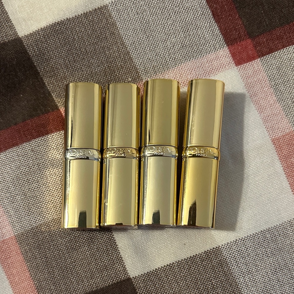 L'Oreal Gold Lipstick Collection